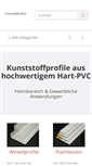 Mobile Screenshot of 1a-kunststoffprofile.de